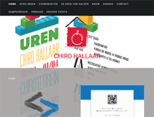 Tablet Screenshot of chirohallaar.be